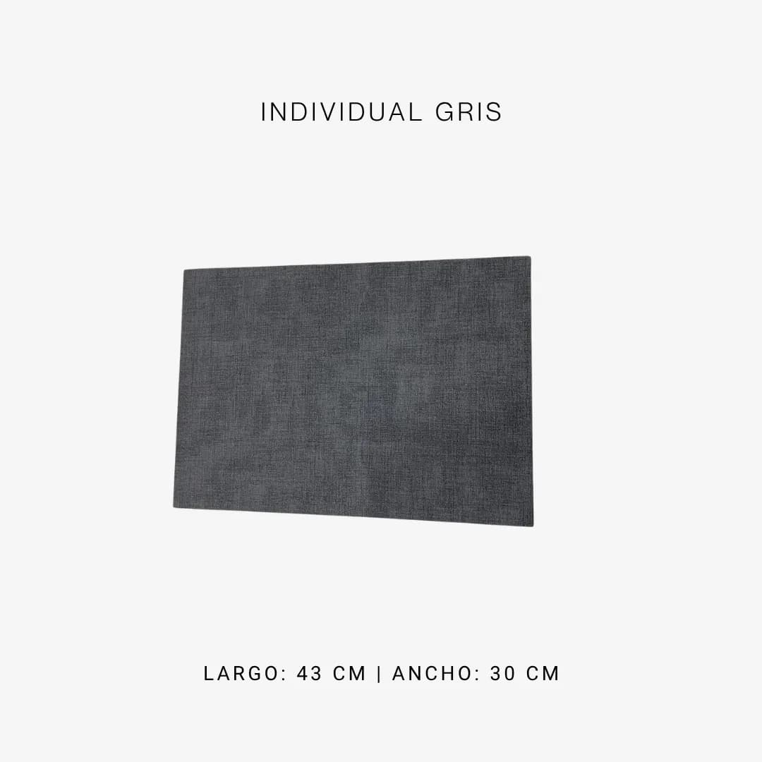 Individuales gris — alquiler en Bogotá