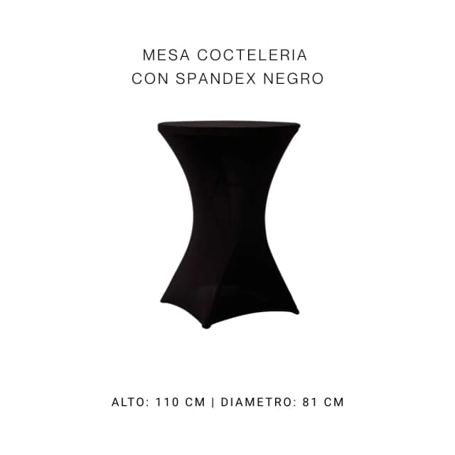 Spandex coctelera Zown negra