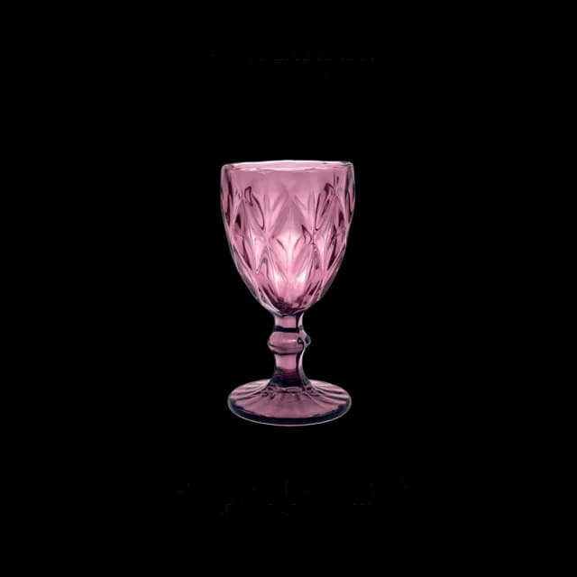 Copa labrada rosada (320 ml)