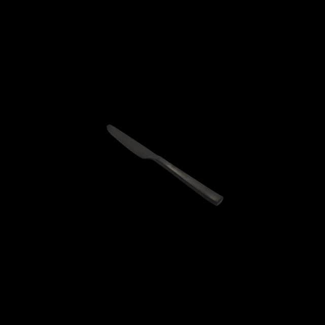 Cuchillo entrada negro