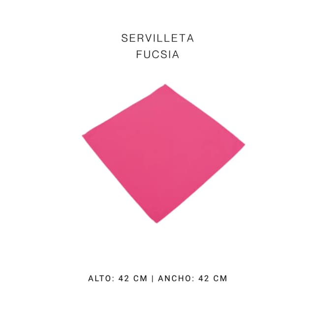 Servilleta fucsia