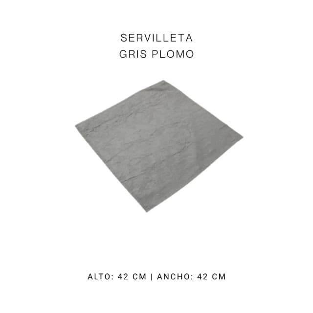 Servilleta gris