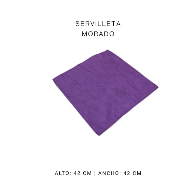 Servilleta morada