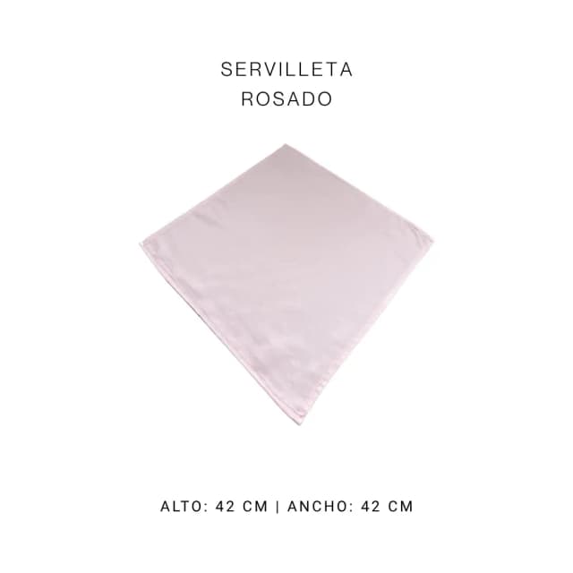 Servilleta rosada