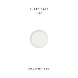 Plato café liso (100 ml)