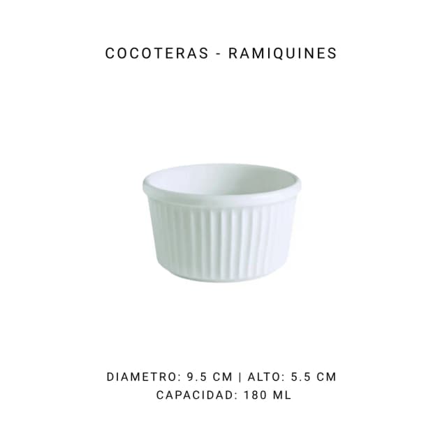 Cocoteras (ramiquines) (130 - 200 ml)