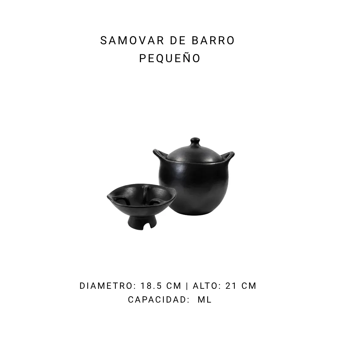 Samovar de barro pequeño — alquiler en Bogotá