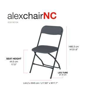 Alex Chair – Shark Grey