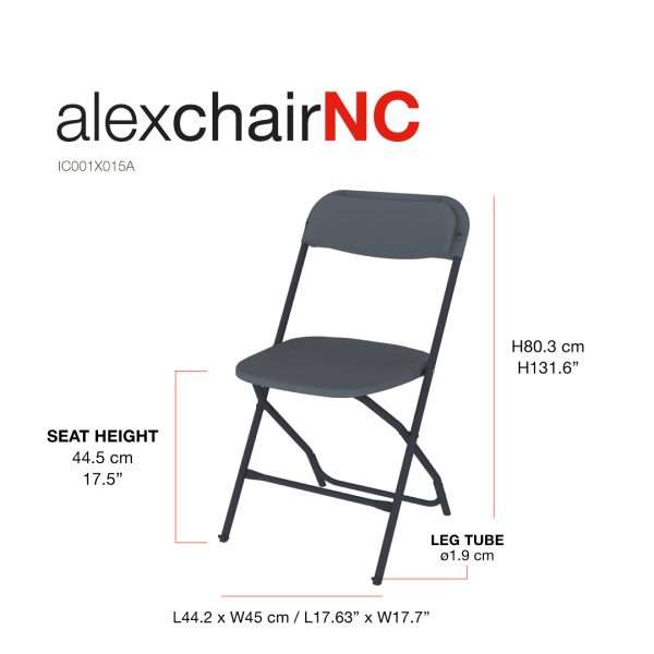 Alex Chair – Shark Grey
