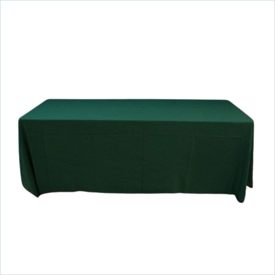 Alquiler de manteles y cubremesas en Bogotá, disponibles en lino, tafetán y otras telas elegantes para mesas rectangulares y redondas.